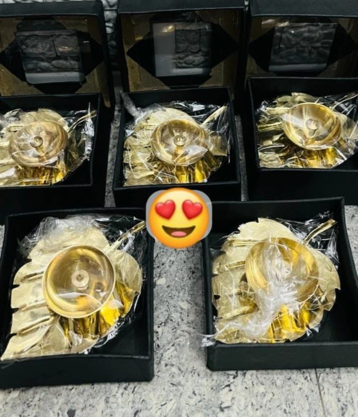 Brass Pipple Patta Diya