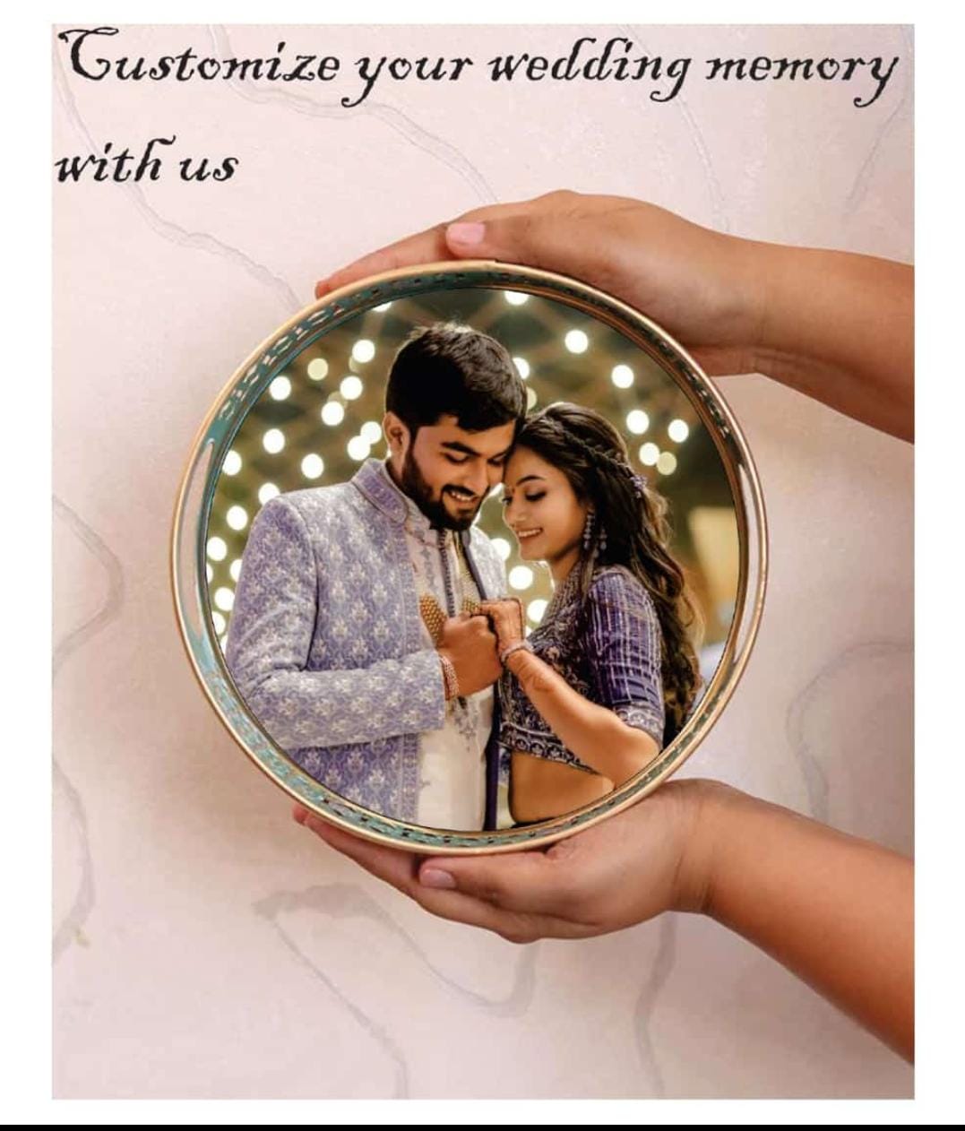 Customize Wedding Memory Tray